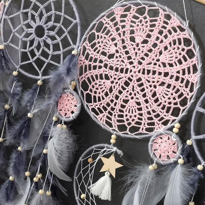 Attrape-rêve pour décoration de salon et de chambre à coucher, grand cadeau de Noël, fête des mères,