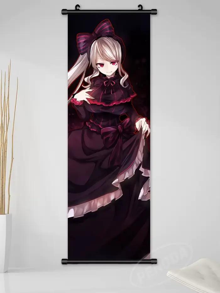 ConfrondPainting Overlord Wall Art, Shalltear Bloodfallen Manage Albedo Scroll Print, Anime Rick Can