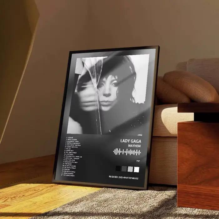 Lady Gaga Mayhem Album affiche HD Art maison salon chambre Bar esthétique toile peinture