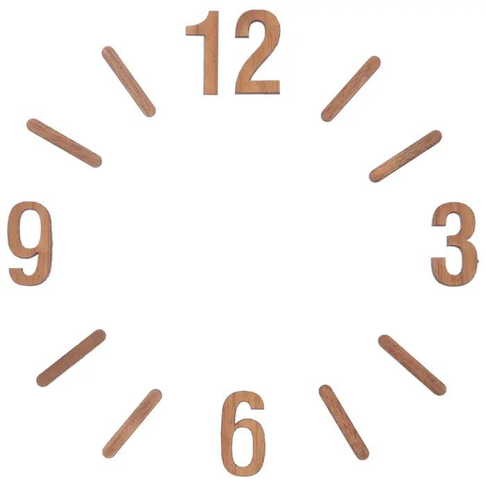 Numéros pour horloge 3D horloge murale en bois chiffres romains conception bricolage horloge chiffre