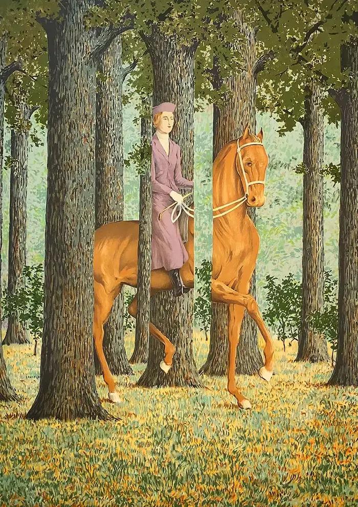 Affiches et impressions sur toile de reproduction d'œuvres d'art classiques de René Magritte, art mu