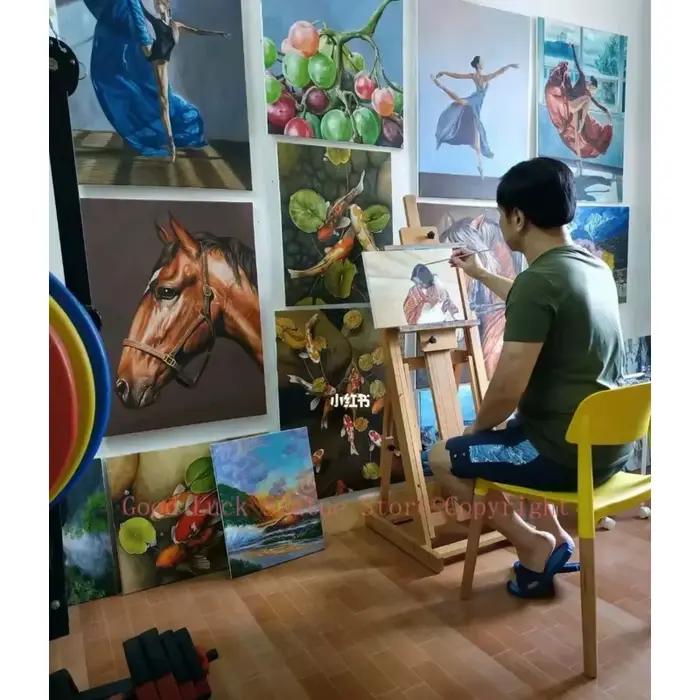 Service de peinture à l'huile personnalisé par artiste, 16x18 pouces, 100% peint à la main