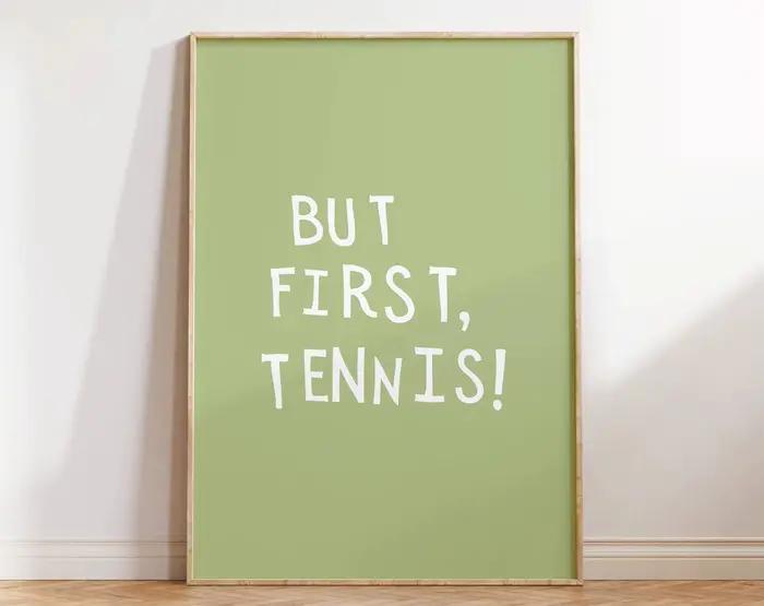 Mode Tennis escalade sport Art mur Art Tennis Golf alpinisme chaussures drôle impression toile peint