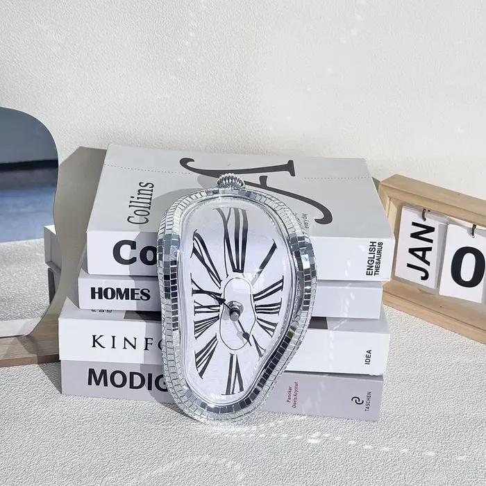 Horloge murale en boule de Chang pour décoration de bureau, funky, décor à la maison