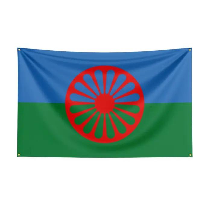 Drapeau des peuples roms pour la décoration