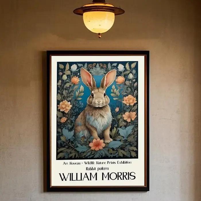 William Morris art affiche HD art mur collant étanche maison salon chambre bar décoration esthétique