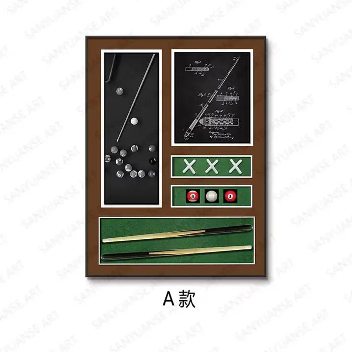 Convient aux peintures décoratives pour salles de billard, aux tableaux suspendus et aux peintures d