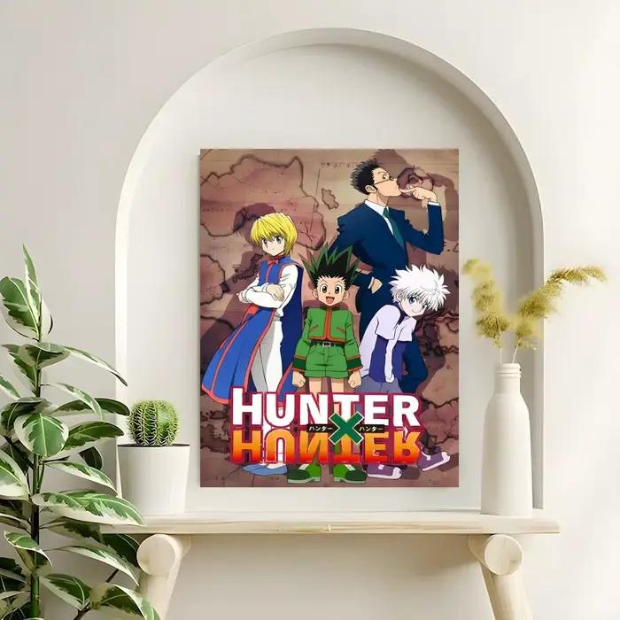 Affiche Anime Hunter X Hunter, autocollants haute définition, adaptés à la chambre à coucher, au sal