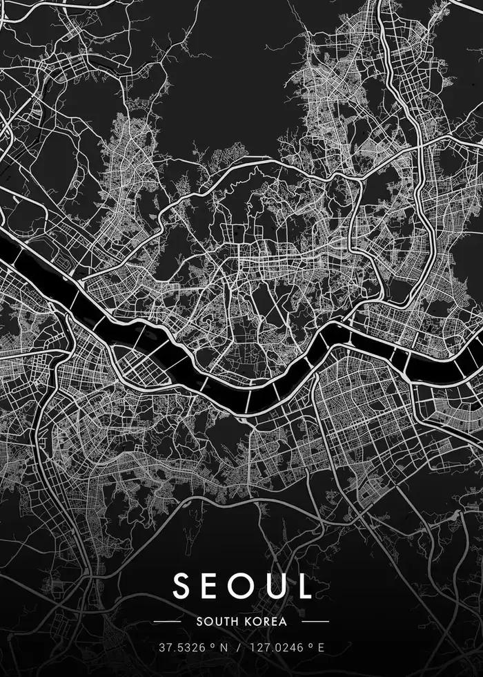 Affiche de carte de ville de londres, napole nordique, Porto Istanbul, Rome, Paris, Londres, impress