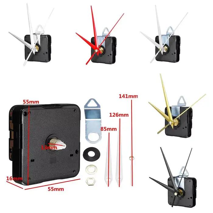 Ensemble silencieux bricolage Quartz horloge murale mécanisme de mouvement Kit remplacement décor à