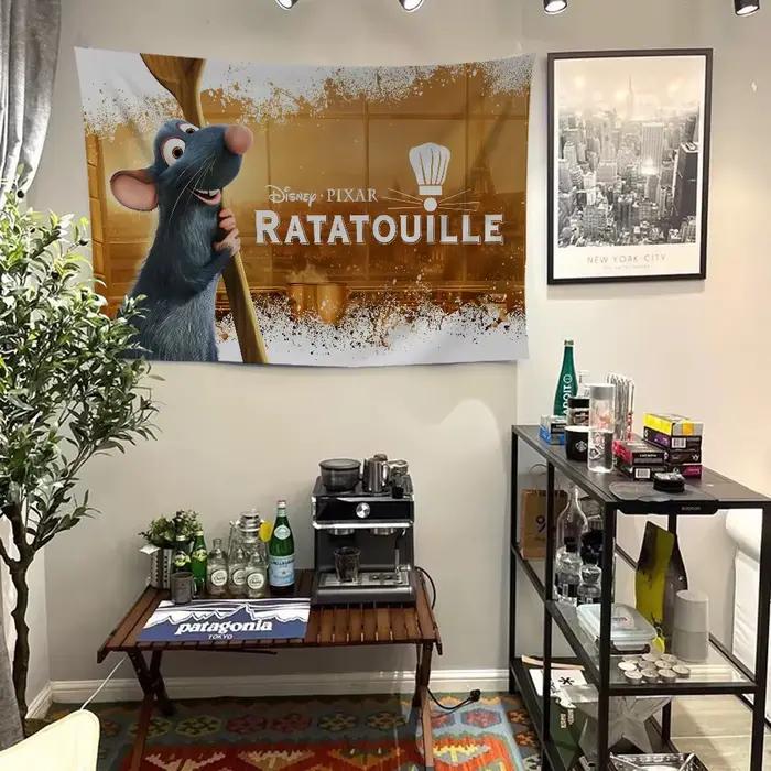 Ratatouille-Bannière murale bohème, sensation colorée, décor d'art intérieur Mandala