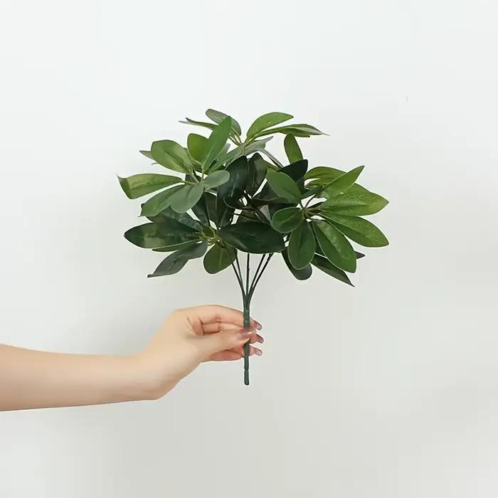 Plante artificielle | Feuilles artificielles avec tige, idéales pour la décoration du salon, de l'