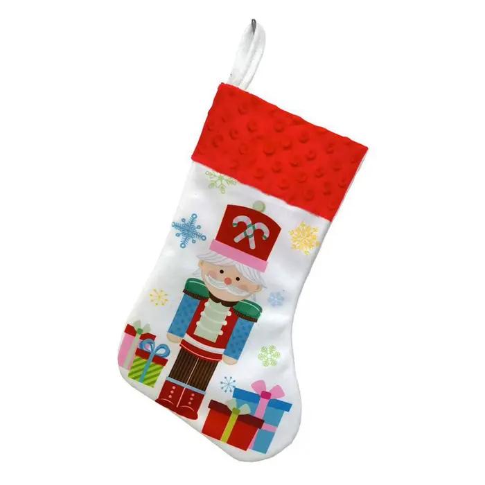 Bas de Noël casse-noisette pour enfants, parfait pour les friandises et les petits cadeaux, distribu