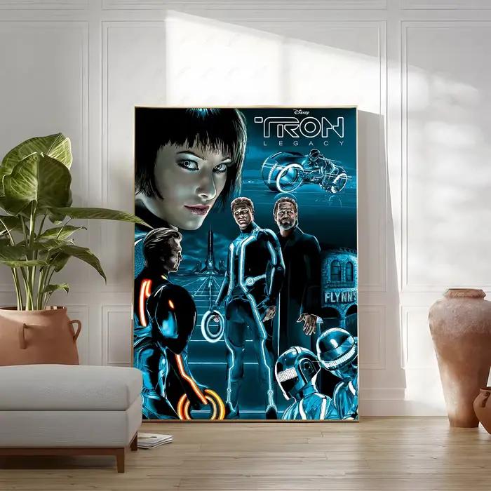 Affiche T-TrOns de Science-Fiction classique, peinture artistique murale, étude, décoration nordique