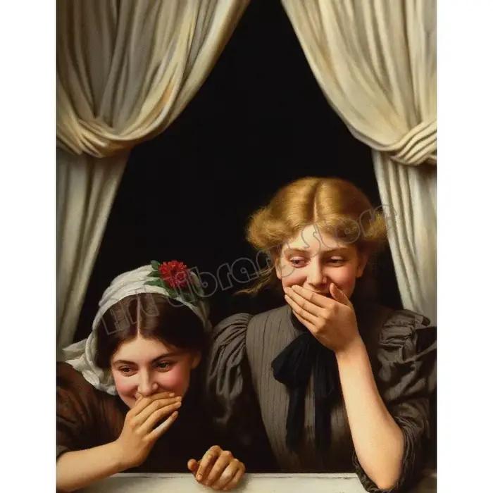 Affiche de toilette Vintage, Humor Mona Lisa Cléopâtre, Portrait drôle et célèbre, peinture sur toil