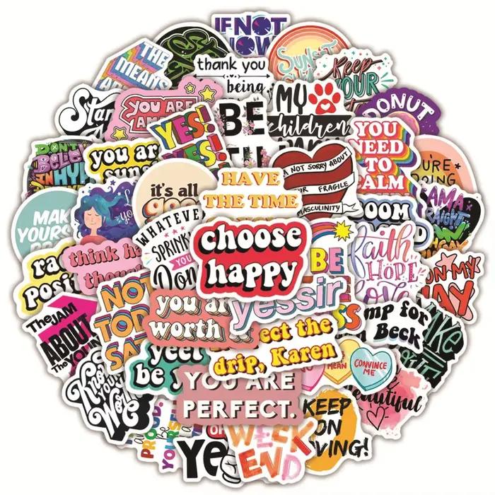 Autocollants de citation inspirante, étiquette de motivation pour panneau de Vision, pour adultes, a