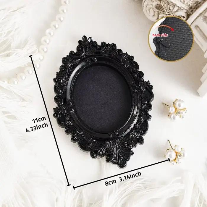 Mini cadres photo suspendus, accessoires photographiques, cadre photo vintage en résine, cadres de p