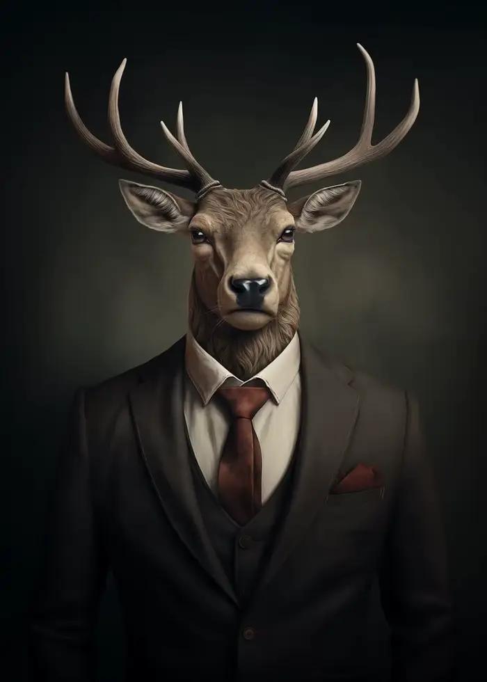Peintures sur toile, affiches et impressions murales Vintage sur le thème des animaux de la Renaissa