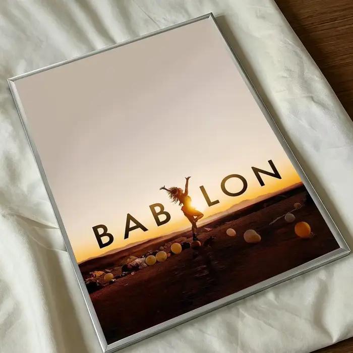 Affiche artistique et élégante du film B-Babylon, décoration murale pour la maison, le bureau, le ba