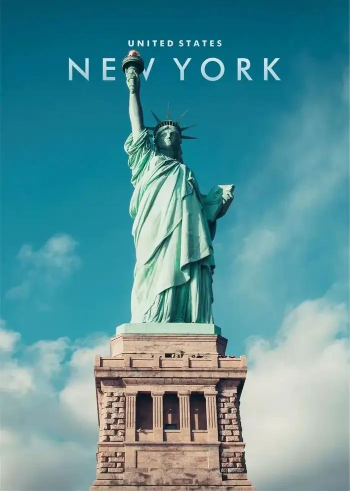 Affiches de coonnées de la ville de New York de paysages urbains célèbres, peintures sur toile et im