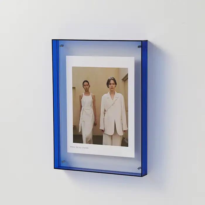 Cadre Photo Transparent en acrylique Double face, bricolage, affiche, peinture, Hall, chambre à couc