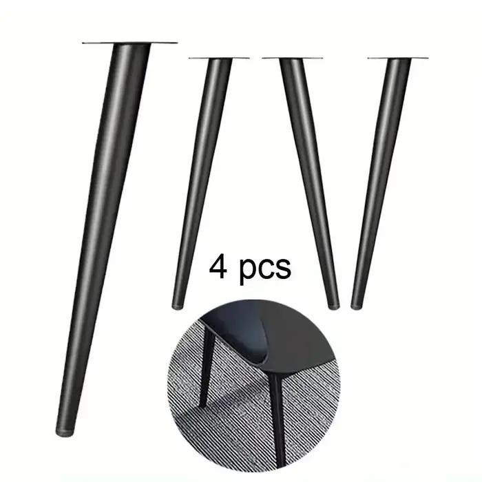 4 pièces accessoires de pieds de meubles pieds de meubles pieds de meubles en métal remplacement sal