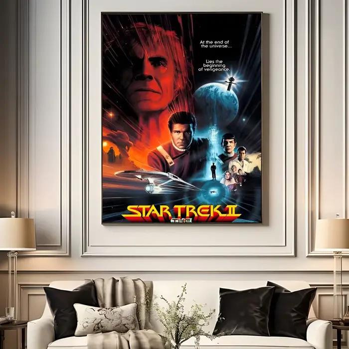 MOVIE S-Star Trek affiche HD imperméable haute ténacité auto-adhésif décoration murale universelle