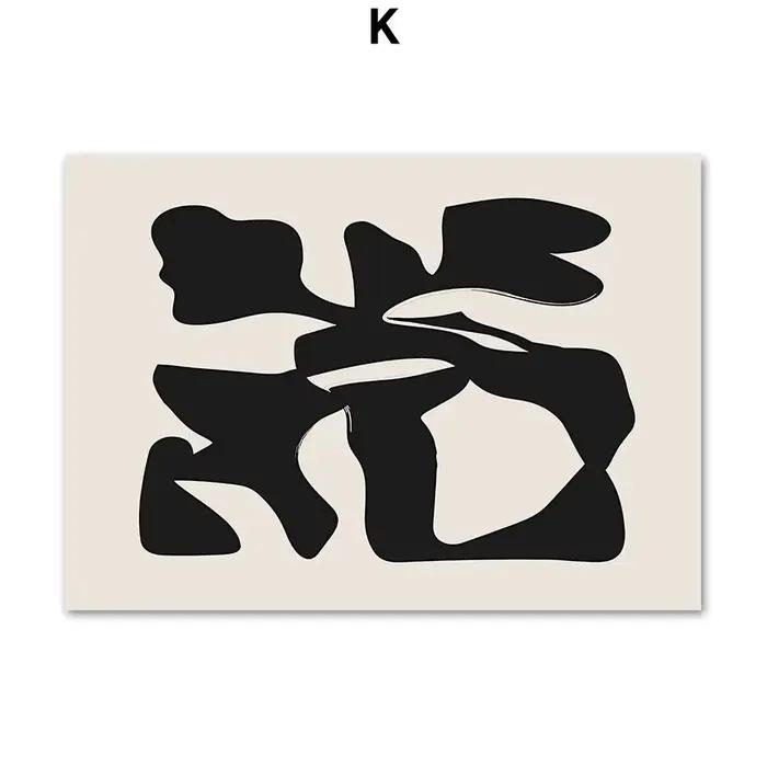 Affiches rétro Matisse corail Picasso Boho, lignes abstraites, corps de fille, imprimés, peinture su