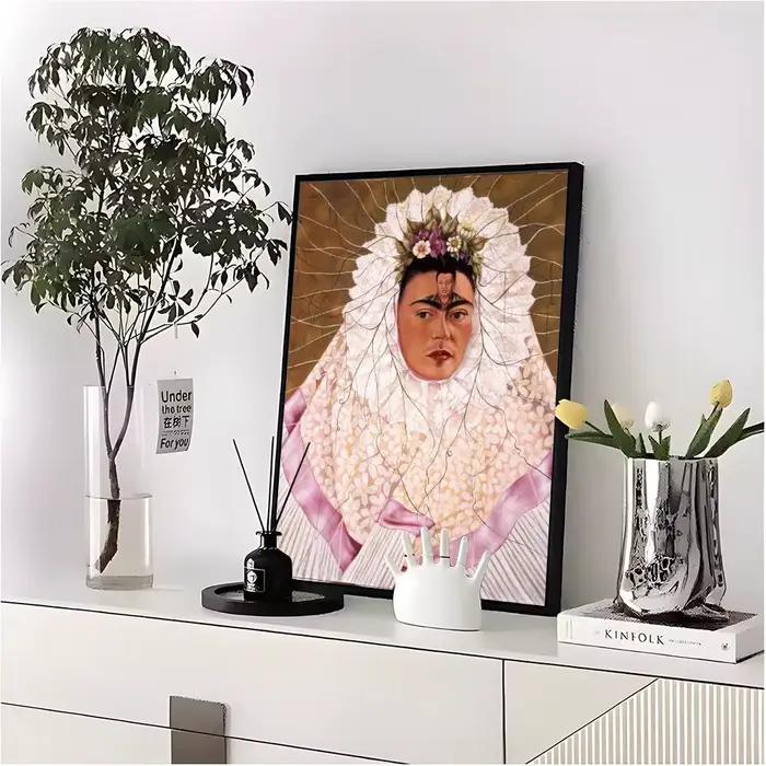 Affiche de la célèbre peintre Frida Kahlo, affiche de qualité supérieure pour la maison, le bar, le