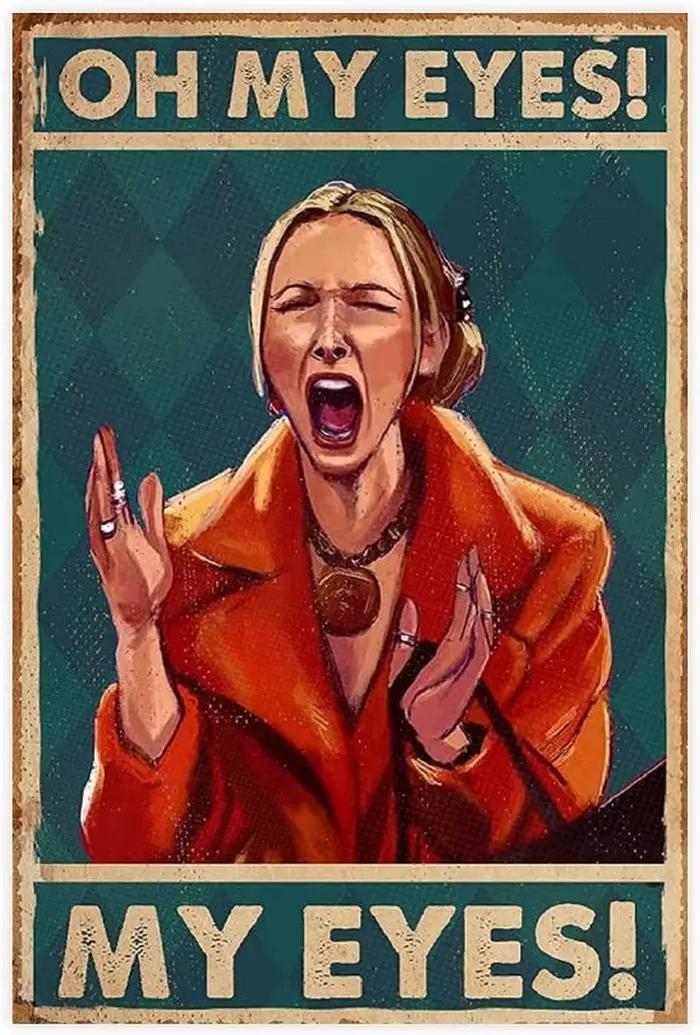 Phoebe Buffay "Oh My Eyes" drôle classique émission de télévision amis affiche toile peinture mur Ar