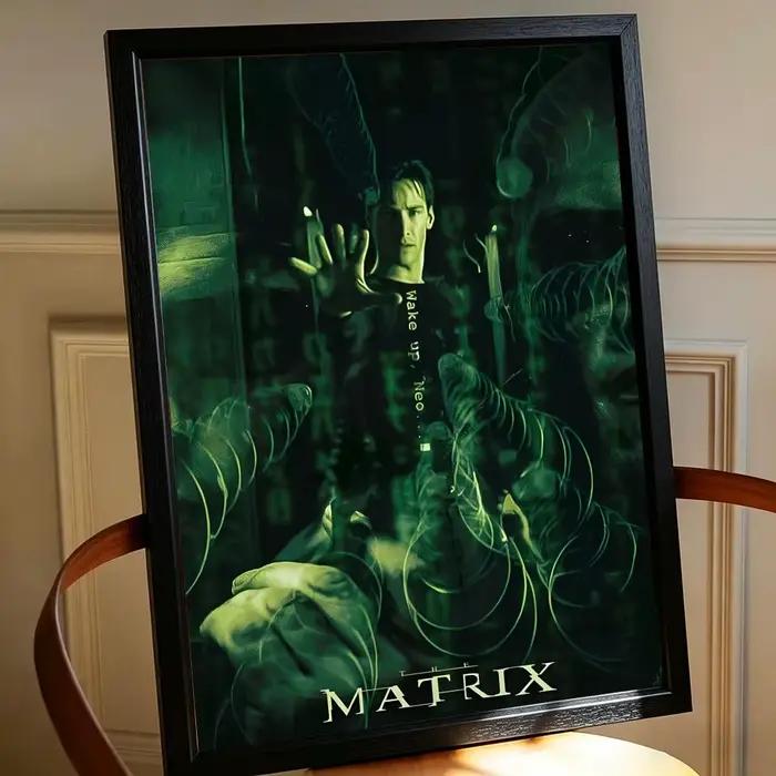 Affiches d'art graffiti du film T-The Matrix, décoration murale chic pour la maison, le studio, le b