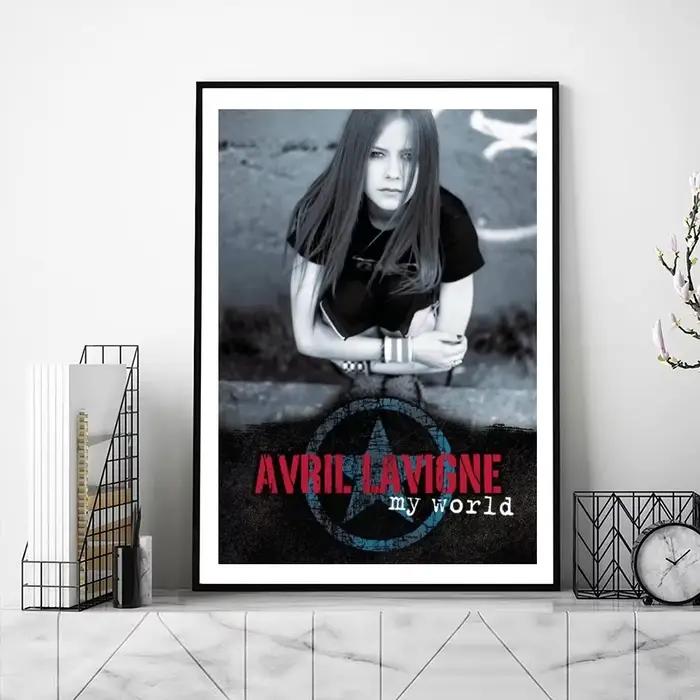 Avril LSaône-Affiche Imprimée, Peinture sur Toile, Autocollant de Salon, Amour, Chanteur Sux