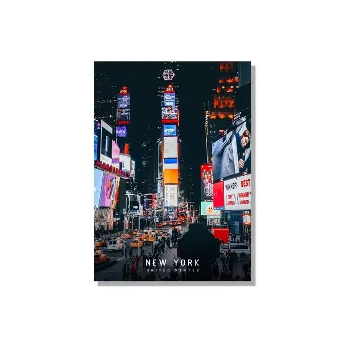 Affiches de paysage de ville de voyage de New York, peinture sur toile, impressions d'art mural, pho