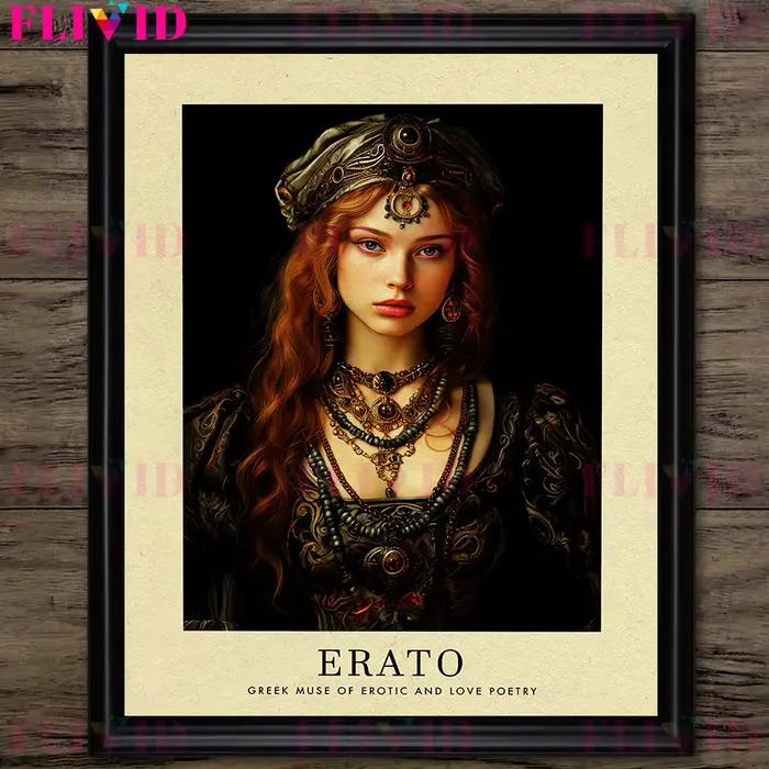 Mythologie grecque déesse nordique Vintage mur Art toile peinture déesse Hestia Art affiche impressi
