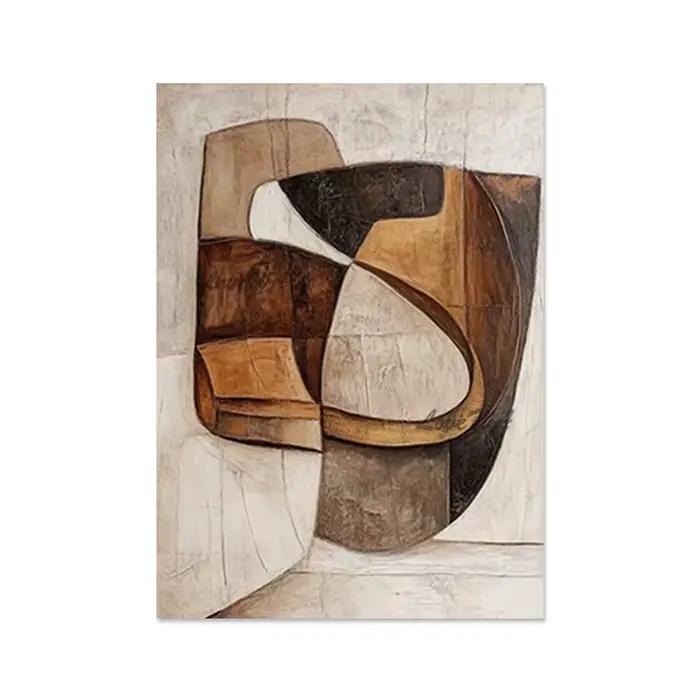 Tableau de style moderne, toile d'art originale peinte à la main, sans cadre, la composition est bel