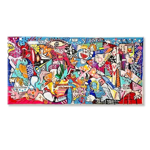 Image d'art mural abstrait, peinture célèbre de Picasso, affiches « Guernica », peinture sur toile p