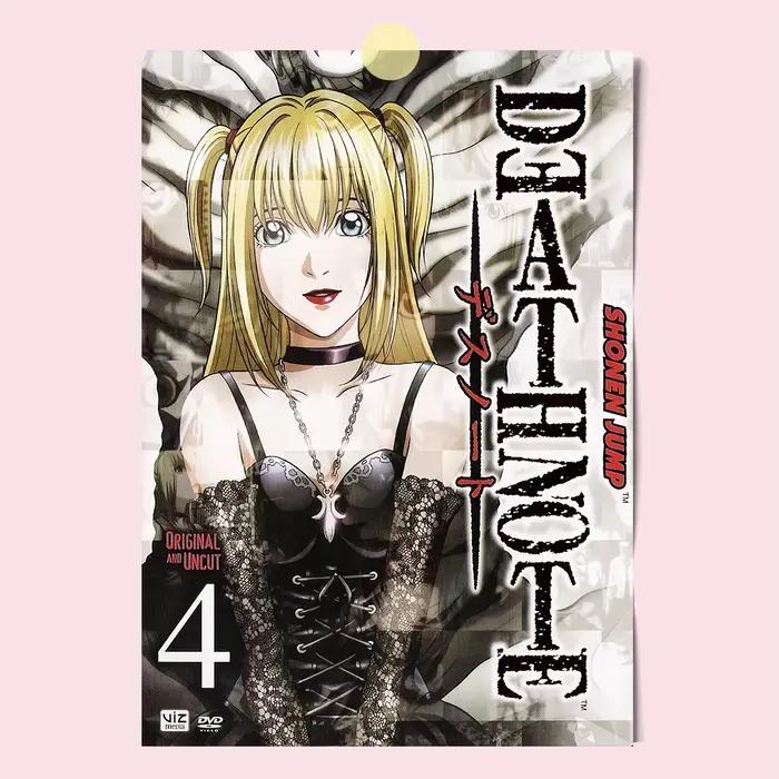 Bande dessinée japonaise Note de mort sans cadre toile peinture affiche lumière Yagami bande dessiné