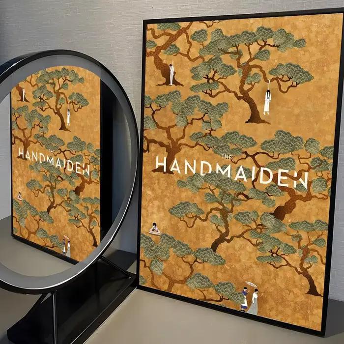 Affiche du film The Handmaiden, autocollant artistique auto-adhésif en papier imperméable, décoratio