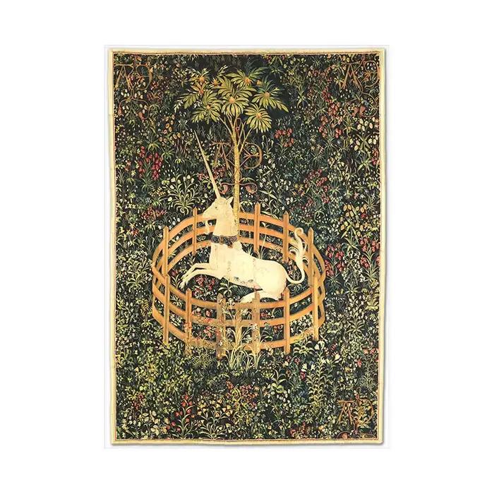 Tapisserie de style médiéval Renaissance, photos d'art mural Vintage, peintures d'art classiques ant