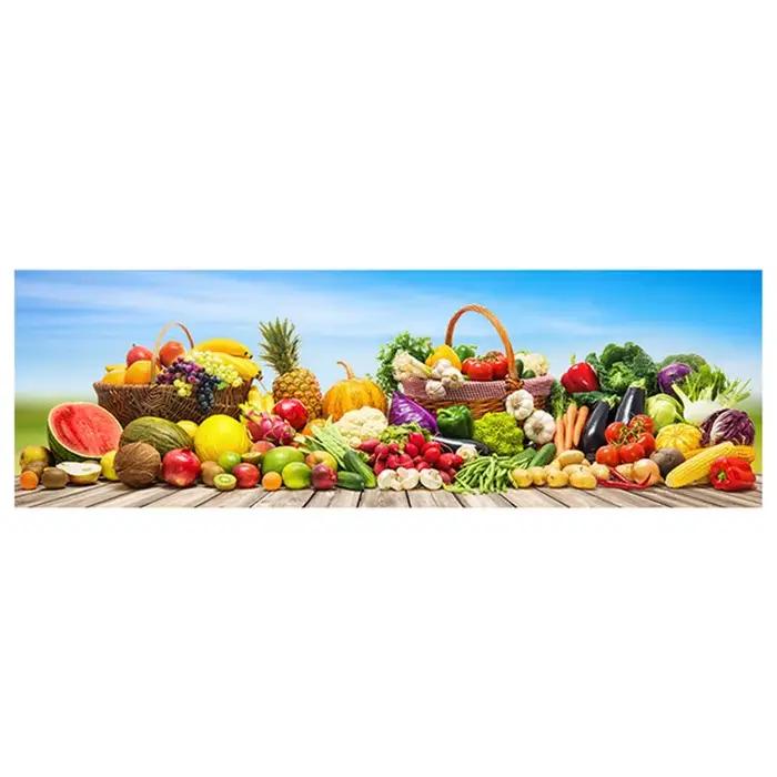 Toile d'Art Mural de Cuisine, Légumes et Fruits, Affiches et Imprimés pour Salle à Manger, Décor de