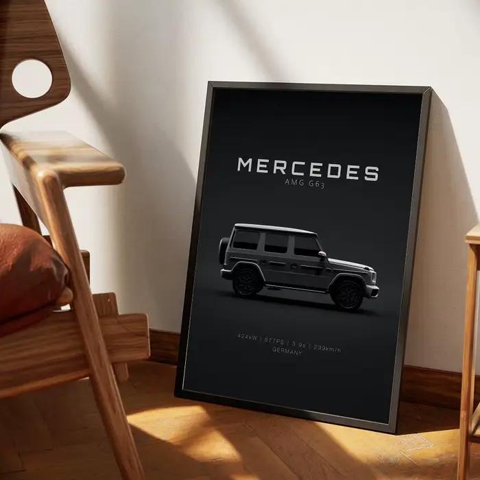 M-Mercedes-B-Benz AMG affiche Album de musique imprime toile liste de piste mur Art photo salon déco