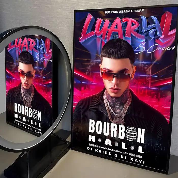 Affiche de rappeur de musique populaire, chanteur l-luar La L, haute qualité, dortoir, salon, décora