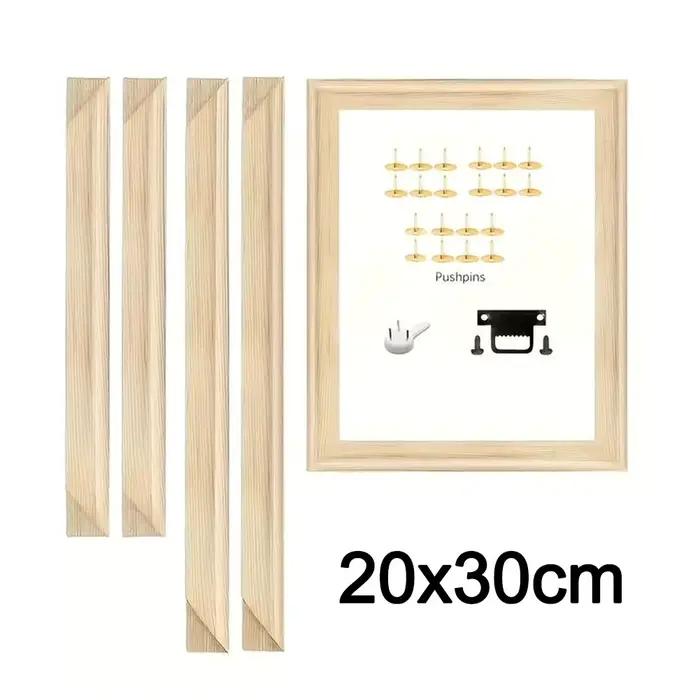 Cadre de peinture à l'huile DIY 20/30/35cm, structure à tenons, en bois massif, pour images et affic