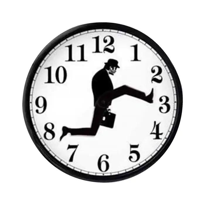 Horloges murales montre Installation facile lire la comédie inspirée du ministère idiot marche horlo