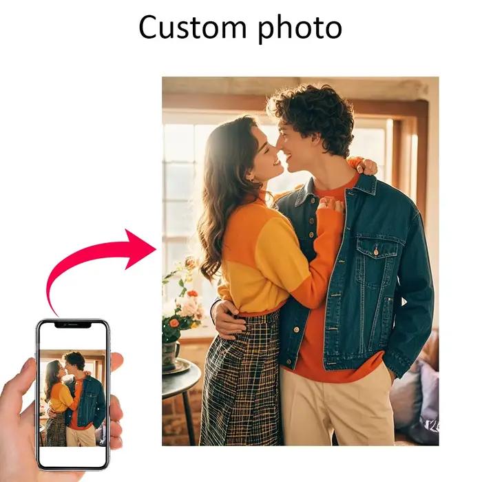 Affiche en toile avec Photo personnalisée, affiche suspendue personnalisée, affiche personnalisée de