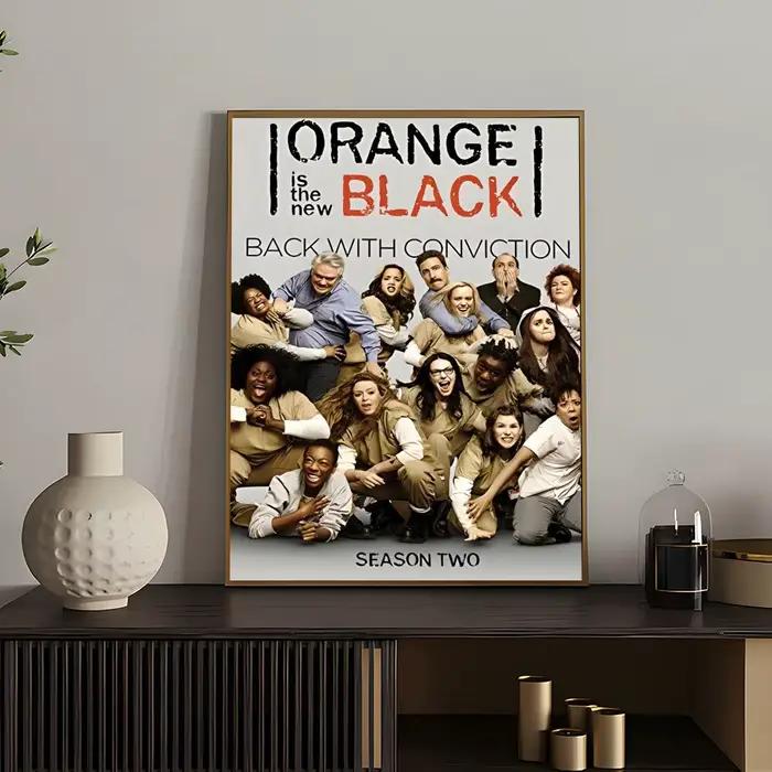 Film classique o-Orange est le nouvel affiche noire polyvalente HD étanche Art mural décor auto-adhé