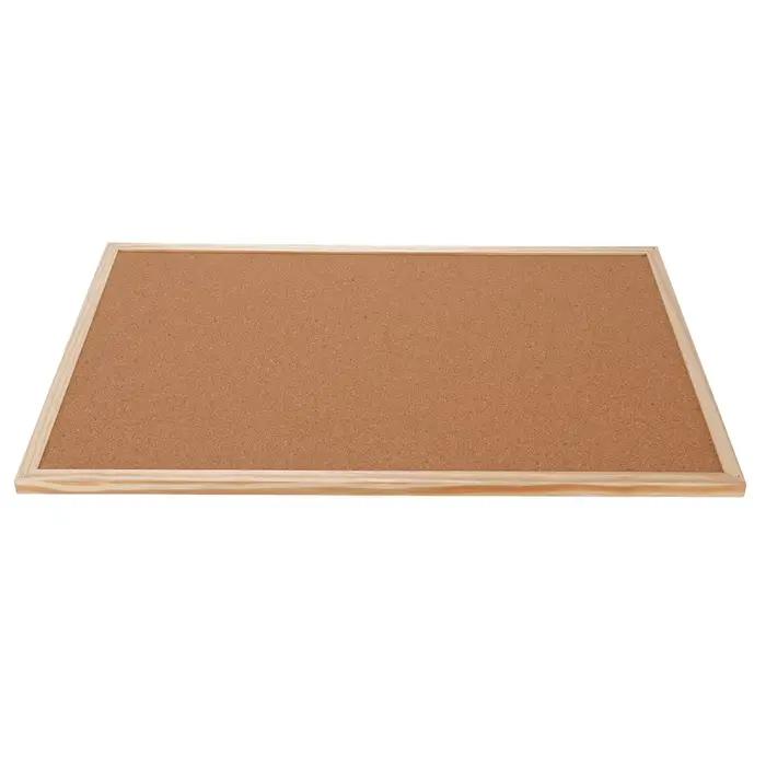 Tableau d'affichage en liège cadre en bois 40x60cm cadre en bois Double face tableau d'affichage en