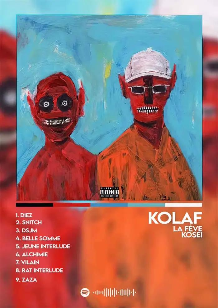 Affiche d'album de musique Pop Rap français, 2pac Pnl Plk ERRR Hip Hop Rock, toile imprimée, Art mur