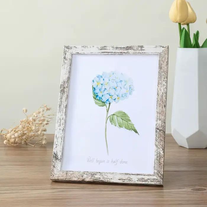 Cadre photo en bois pour accrocher au mur 10x15 15x20 20x25cm A4, support photo en bois pour photos,