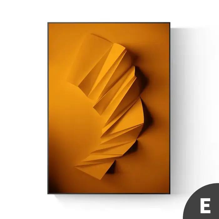 21198-Peintures décoratives personnalisées, peintures de paysages avec cadres sur mesure, peintures